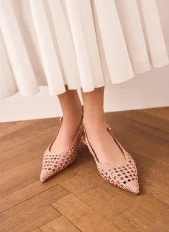 Best Lea Woven Kitten Heels Heels|Heels