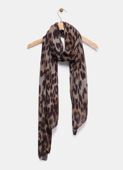 Discount Leopard Print Scarf Scarves