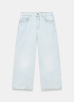 New Light Indigo Ankle Wide Jeans Jeans|Wide Leg Jeans