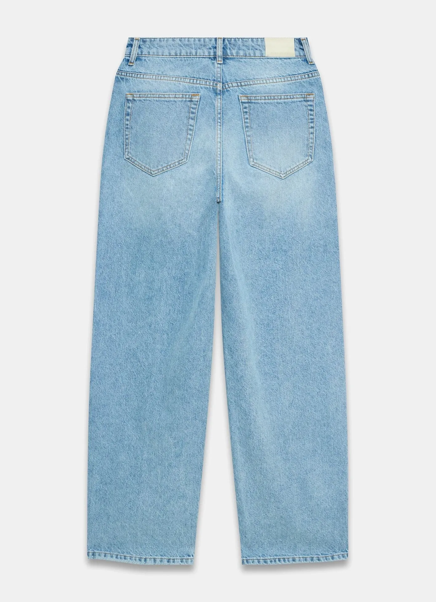 Hot Light Indigo Wash Side Trim Boyfriend Jeans Jeans|Barrel & Balloon Jeans