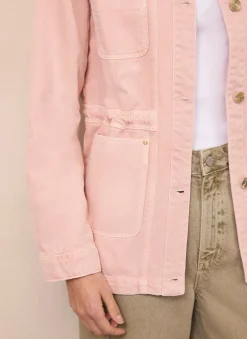 Outlet Cotton Utility Shacket Jackets