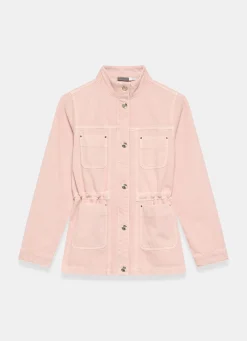 Outlet Cotton Utility Shacket Jackets