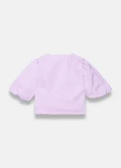 Online Linen Puff Sleeve Top All Tops|Tops