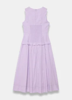 Online Ramie Drop Waist Midi Dress Summer Dresses|Midi Dresses