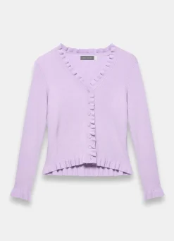 Hot Ruffle Detail Cardigan Cardigans|Jumpers & Cardigans