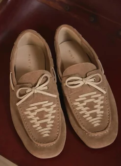 Online Livi Suede Boat Shoes Flat Shoes