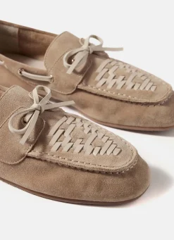 Online Livi Suede Boat Shoes Flat Shoes