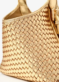 New Lola Leather Woven Bucket Bag Mv Limited|Bags