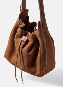 New Mabel Suede Bucket Bag Bags