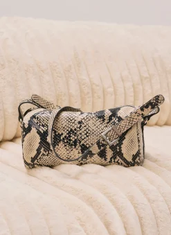 New Matilda Snake Print Leather Shoulder Bag Bags