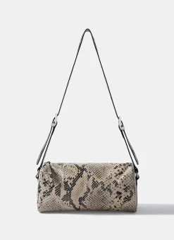 New Matilda Snake Print Leather Shoulder Bag Bags