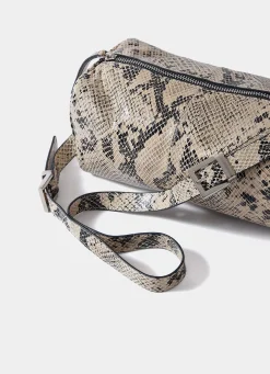 New Matilda Snake Print Leather Shoulder Bag Bags