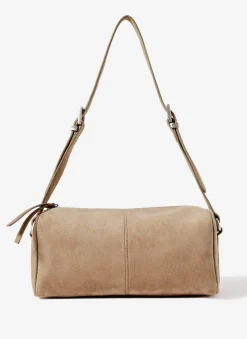 Sale Matilda Tan Suede Shoulder Bag Bags