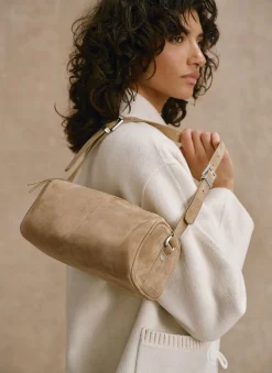 Sale Matilda Tan Suede Shoulder Bag Bags