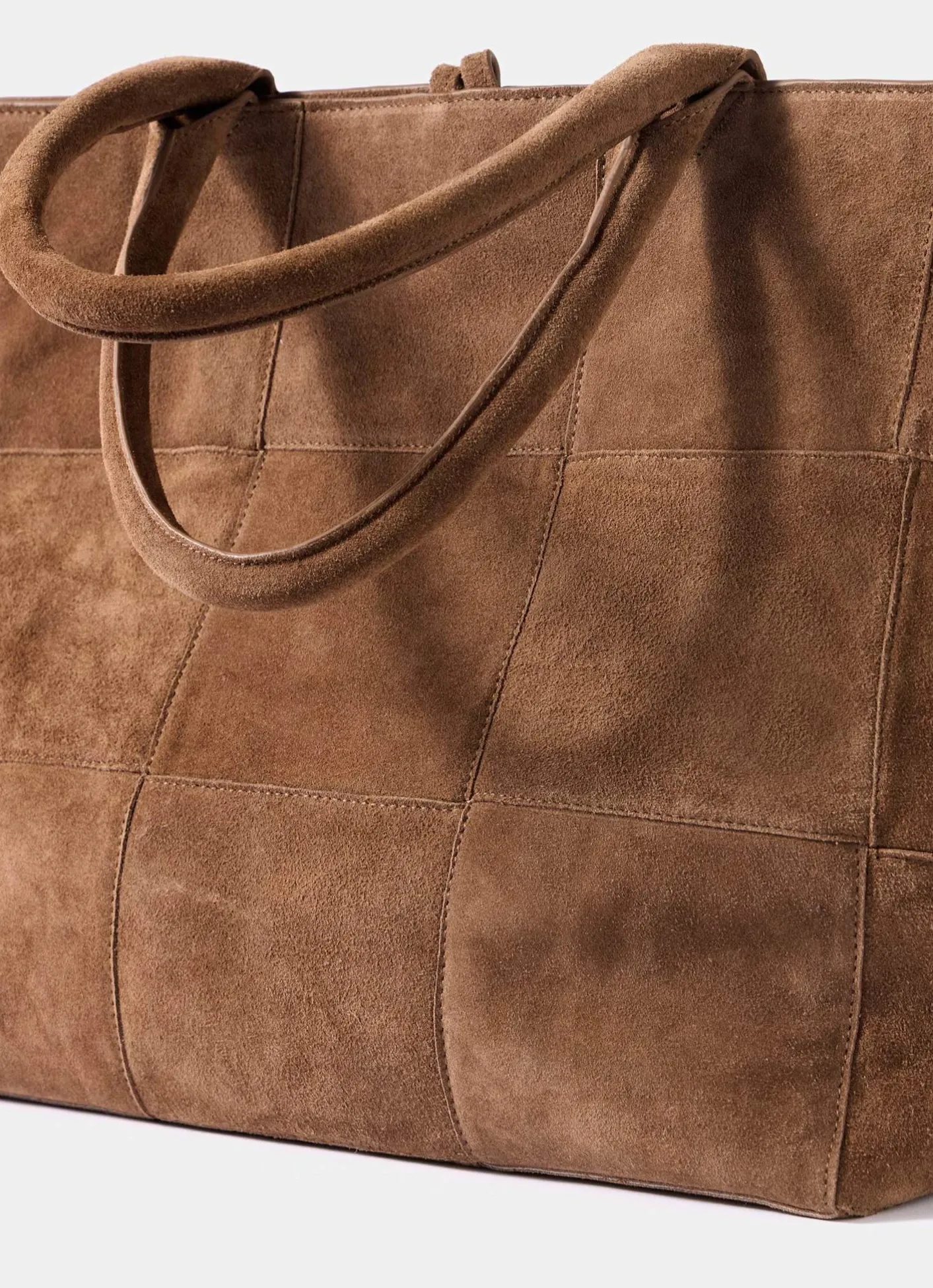 Discount Mia Suede Woven Tote Bag Bags