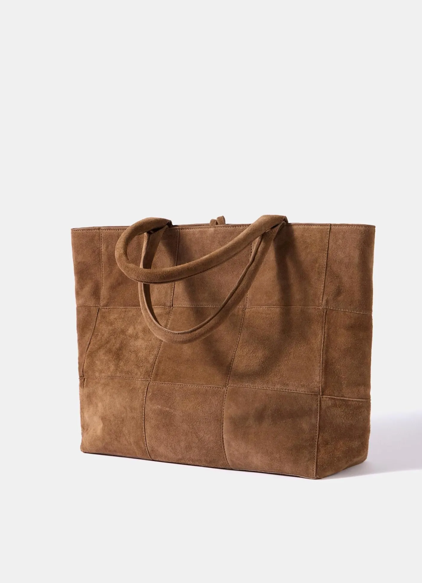 Discount Mia Suede Woven Tote Bag Bags