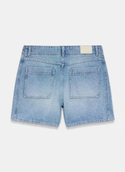 Online Mid Indigo Denim Shorts Shorts|Trousers