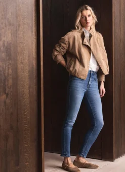 New Mid Indigo 90s Slim Jeans Jeans|Straight Jeans