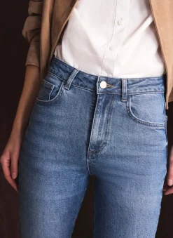 New Mid Indigo 90s Slim Jeans Jeans|Straight Jeans