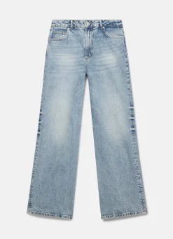 Sale Mid Indigo Workable Wide Jeans Jeans|Wide Leg Jeans