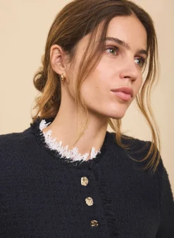 Hot Boucle Tweed Jacket Jackets