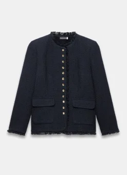 Hot Boucle Tweed Jacket Jackets