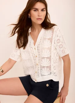 Best Button Front Chino Shorts Shorts|Trousers