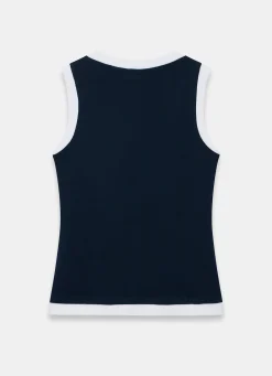 Cotton Blend Sleeveless Top All Tops|Tops