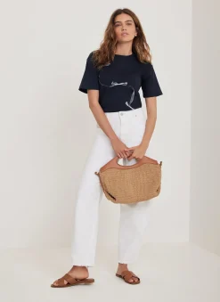 Discount Cotton Graphic Ribbon T-Shirt T-Shirts|T-Shirts