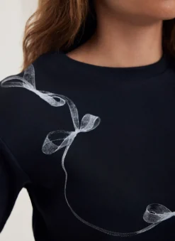 Discount Cotton Graphic Ribbon T-Shirt T-Shirts|T-Shirts
