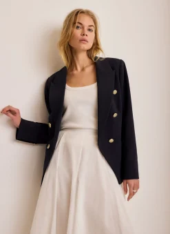 Sale Double Breasted Blazer Jackets