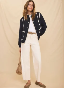 Best Floral Jacquard Quilted Jacket Jackets