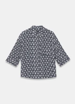 Geometric Print Resort Shirt Shirts & Blouses