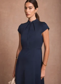 Online Navy Maxi Shirt Dress Occasion Dresses|Occasion Dresses