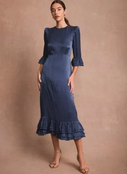 Best Metallic Midi Dress Occasion Dresses|Occasion Dresses