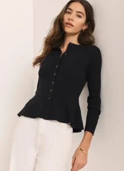 Best Peplum Knit Cardigan Cardigans|Jumpers & Cardigans