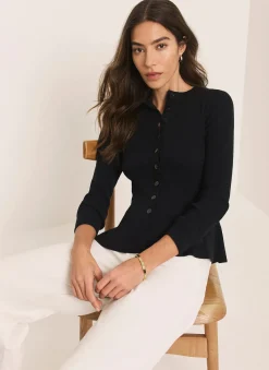 Best Peplum Knit Cardigan Cardigans|Jumpers & Cardigans