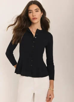 Best Peplum Knit Cardigan Cardigans|Jumpers & Cardigans