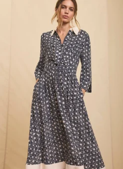Best Print Midi Shirt Dress Midi Dresses|Shirt Dresses