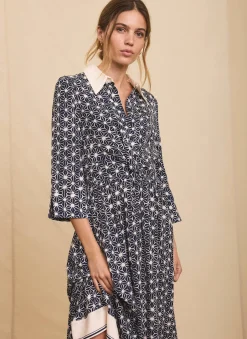 Best Print Midi Shirt Dress Midi Dresses|Shirt Dresses