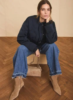 Discount Quilted Bomber Jacket Coats