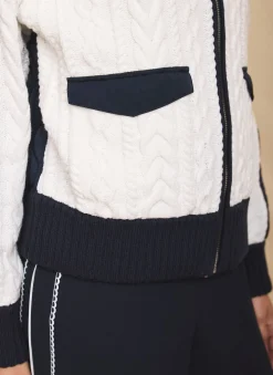 Discount Quilted Cable Knit Jacket Jackets|Jumpers & Cardigans