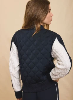 Discount Quilted Cable Knit Jacket Jackets|Jumpers & Cardigans