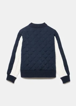 Discount Quilted Cable Knit Jacket Jackets|Jumpers & Cardigans