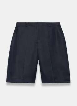 Online Ramie Longline Tailored Shorts Shorts|Trousers