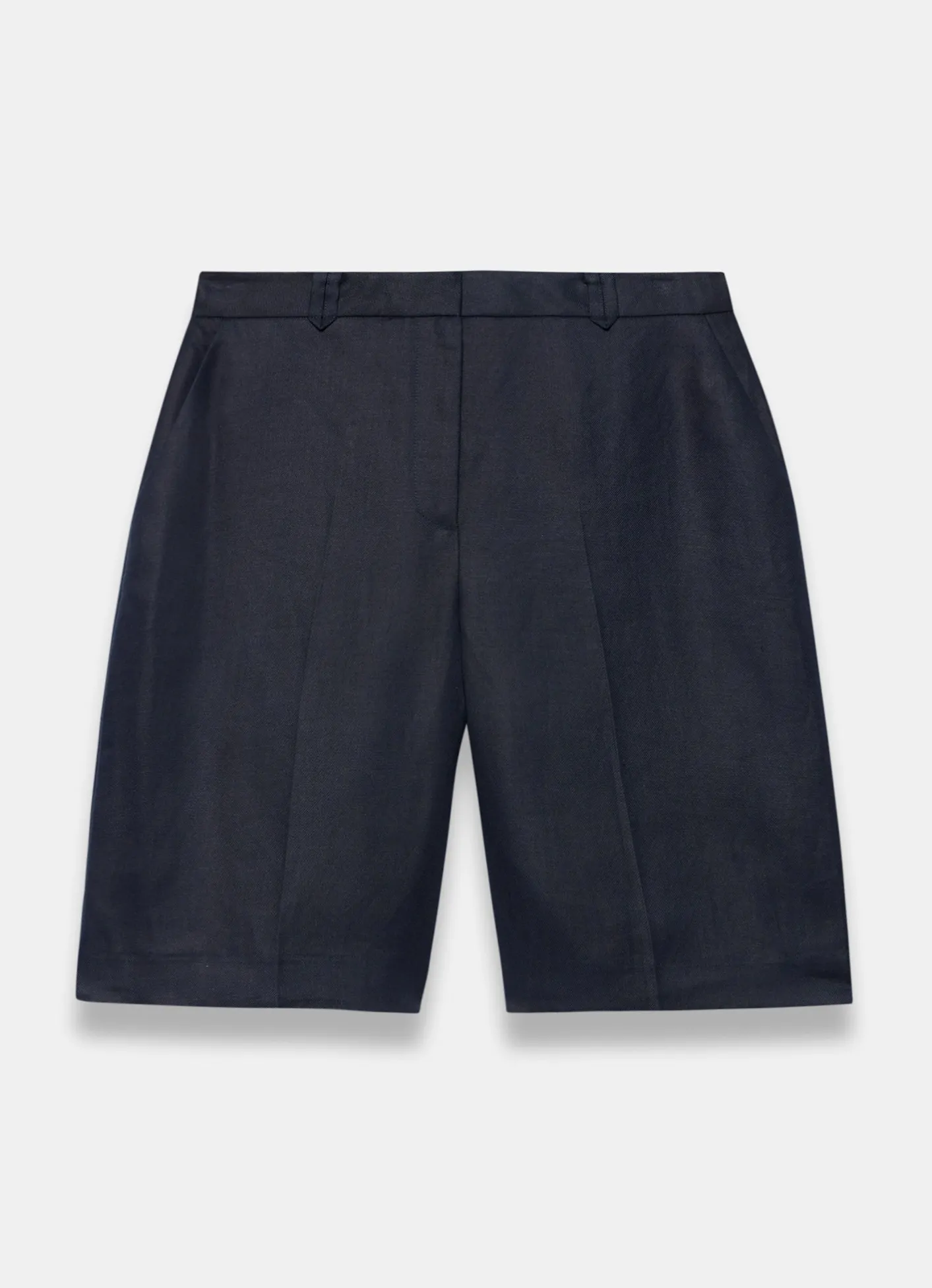 Online Ramie Longline Tailored Shorts Shorts|Trousers