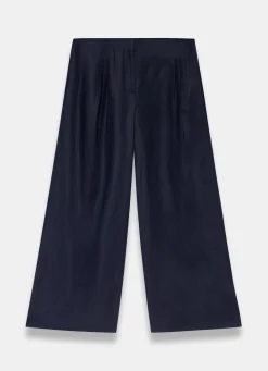 Outlet Ramie Wide Leg Trousers Wide Leg Trousers|Trousers
