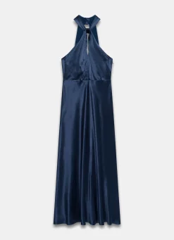 Sale Satin Halter Maxi Dress Occasion Dresses|Occasion Dresses