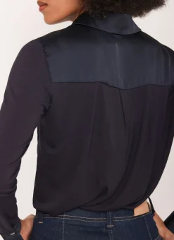 Sale Satin Utility Shirt Shirts & Blouses