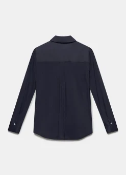 Sale Satin Utility Shirt Shirts & Blouses